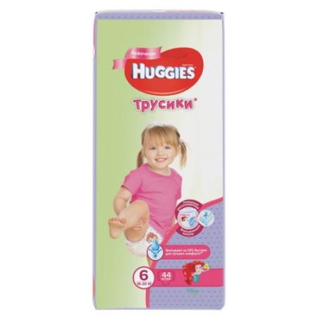 

HUGGIES Подгузники-трусики Annapurna Размер 6 16-22кг 44шт для девочек