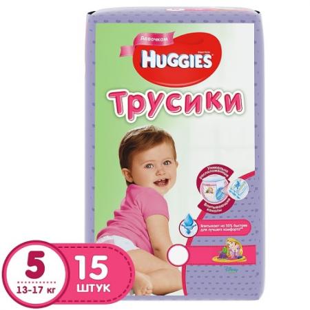 

HUGGIES Подгузники-трусики Annapurna Размер 5 13-17кг 15шт для девочек