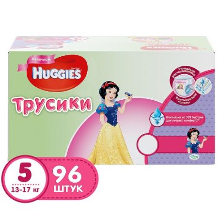 

HUGGIES Подгузники-трусики Annapurna Размер 5 13-17кг 96шт для девочек