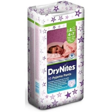 

HUGGIES Трусики DryNights для девочек 4-7лет 10шт