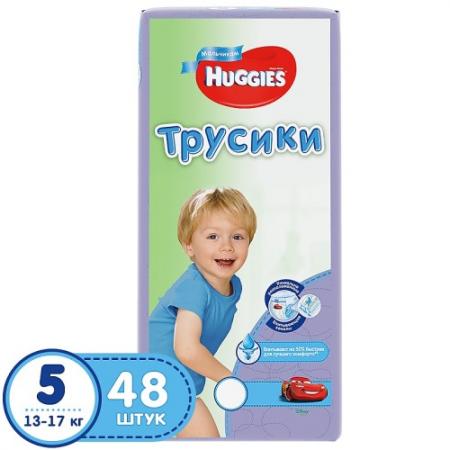 

HUGGIES Подгузники-трусики Литтл Волкерс Размер 5 13-17кг 48шт для мальчиков