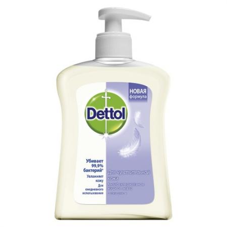 

DETTOL Антибакт.жидк. мыло для рук для чувствительной кожи с глицерином 250 мл