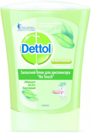 

DETTOL Антибакт.жидк. мыло для рук с ароматом Зеленого чая и имбиря запасной блок для диспенсера No
