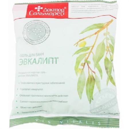 

ДОКТОР СОЛЬМОРЕЙ Соль для ванн Эвкалипт 0,5 кг