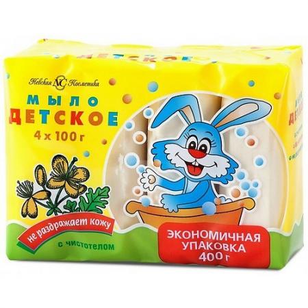 

НЕВСКАЯ КОСМЕТИКА Туалетное мыло Детское Чистотел 4х100 гр