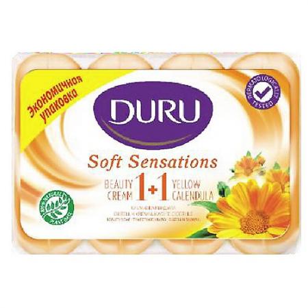 

DURU SOFTSENS Мыло Календула э/пак 4*90г