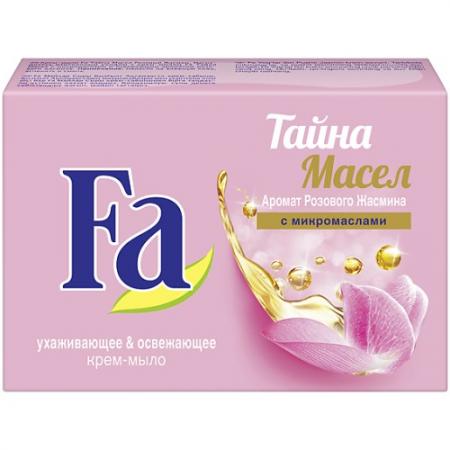

Fa Крем-мыло Кусковое Тайна масел Розовый жасмин 90г