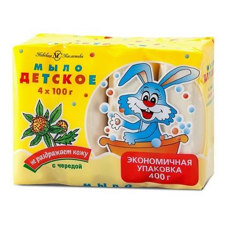 

НЕВСКАЯ КОСМЕТИКА Туалетное мыло Детское Череда 4х100 гр