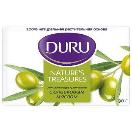 

DURU NATURES TREASURES Мыло Оливковое масло 90г