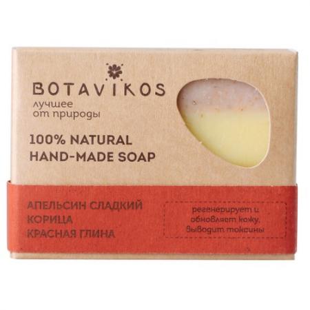

Botavikos Натуральное мыло ручной работы Апельсин, корица, красная глина 100 гр