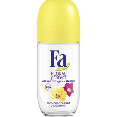 

FA Дезодорант-антиперспирант роликовый Floral Protect Орхидея & Фиалка 50мл