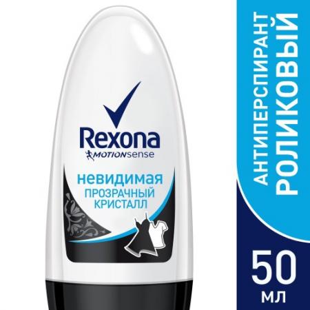

REXONA Антиперспирант део-ролик женский Прозрачный кристалл 50мл