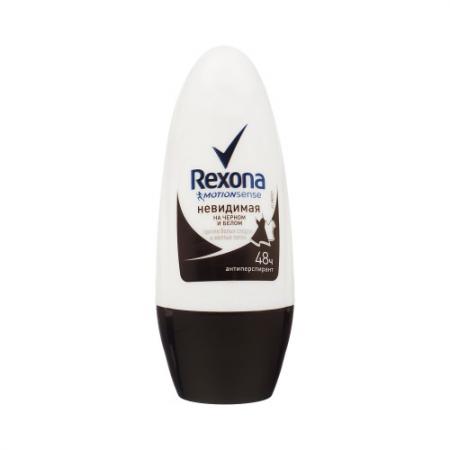 

REXONA Антиперспирант део-ролик женский невидимая на черном и белом 50мл