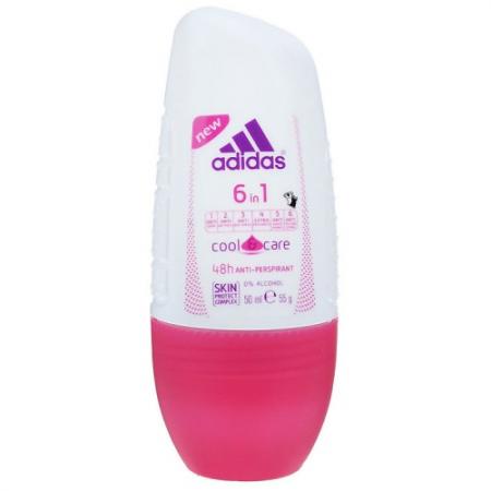 

Adidas 6in1 дезодорант- антиперспирант ролик 6 в 1 для женщин 50мл