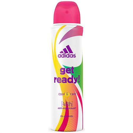

Adidas Cool & Care Get Ready! 48ч дезодорант- антиперспирант спрей для женщин 150 мл