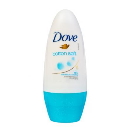 

DOVE Дезодорант антиперспирант ролик женский Мягкость хлопка 50мл