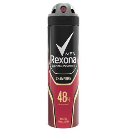

REXONA Антиперспирант аэрозоль мужской Champions 150мл