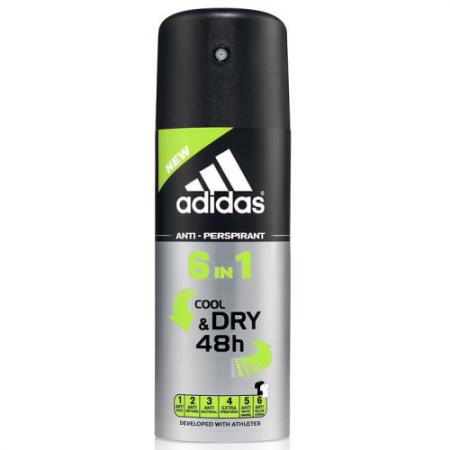 

Аdidas 6in1 дезодорант-антиперспирант спрей для мужчин 150 мл