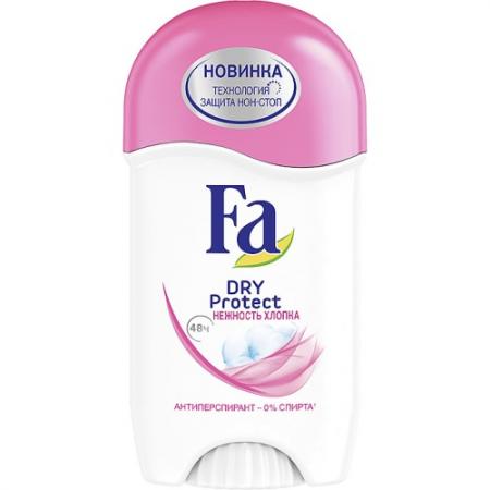 

FA Дезодорант-антиперспирант стик Dry Protect Нежность хлопка 50мл