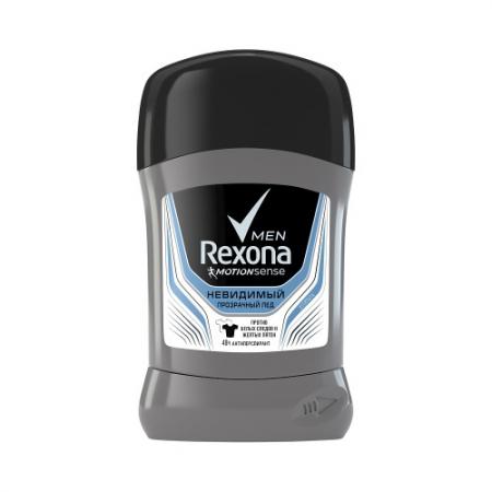 

REXONA Антиперспирант-карандаш мужской Прозрачный лёд RUBIK 50мл