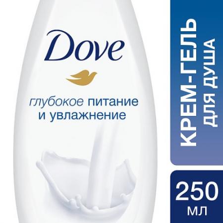 

DOVE Крем-гель для душа Глубокое питание и увлажнение 250мл