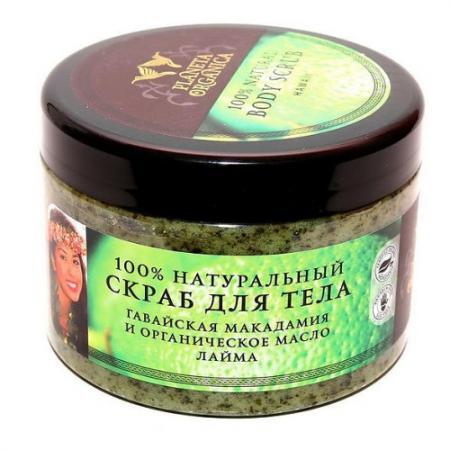 

PLANETA ORGANICA Скраб для тела Гавайская макадамия и органическое масло лайма 300 мл