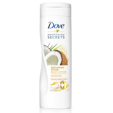

DOVE Лосьон для тела Восстанавливающий с кокосовым маслом и миндальным молочком 250мл