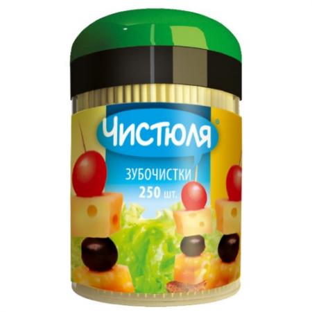 

ЧИСТЮЛЯ Зубочистки 250шт