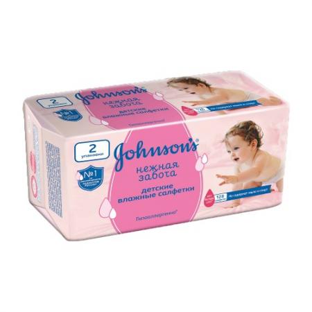 

Johnsons baby салфетки Нежная забота 128шт
