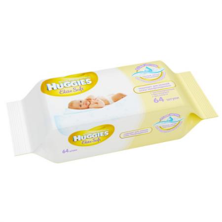 

Салфетки влажные Huggies Элит Софт 64 шт влажная 2398193