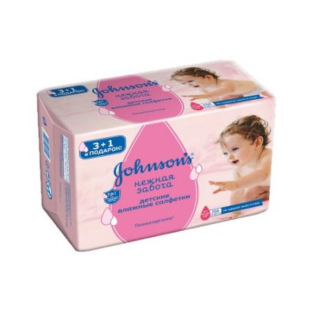 

Johnsons Детские салфетки Нежная забота 256 шт