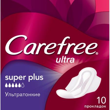 

Carefree Прокладки Ultra Super Plus 10 шт.