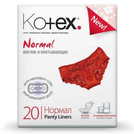 

Kotex Прокладки ежедневные Дышашие Нормал 20шт