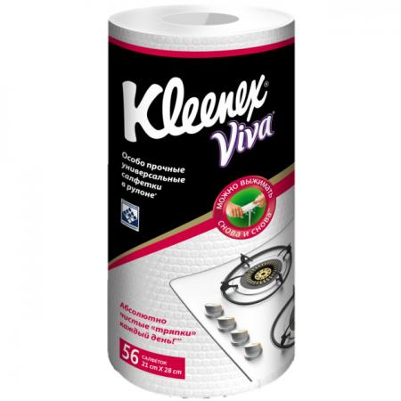 

Салфетки Kleenex Viva 56 шт без отдушки 9460200