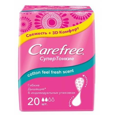 

Салфетки Carefree Cotton feel 20 шт ароматизированная 10518