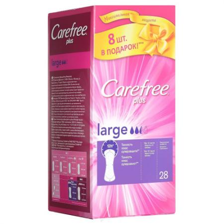 

Салфетки Carefree plus Large 28 шт ароматизированная 94618/00172