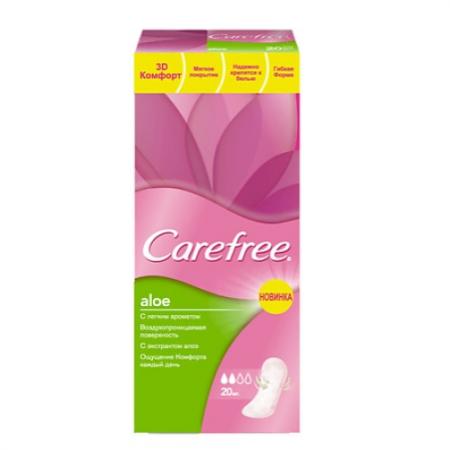 

Салфетки Carefree Aloe 20 шт ароматизированная 36825/80733
