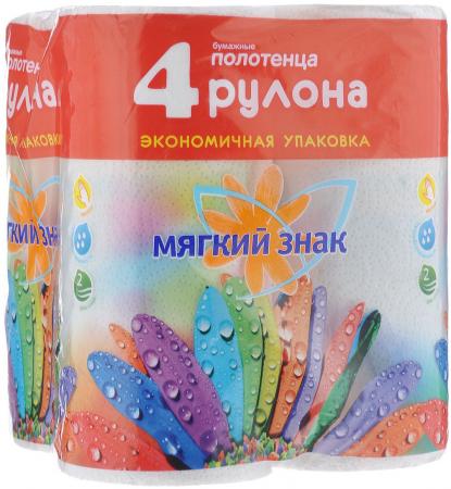 

Полотенца бумажные Мягкий Знак Deluxe 4 шт 2-ух слойная