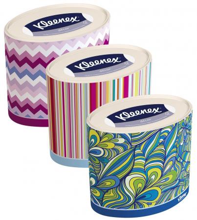 

KLEENEX Салфетки в коробке Декор Овал 64шт