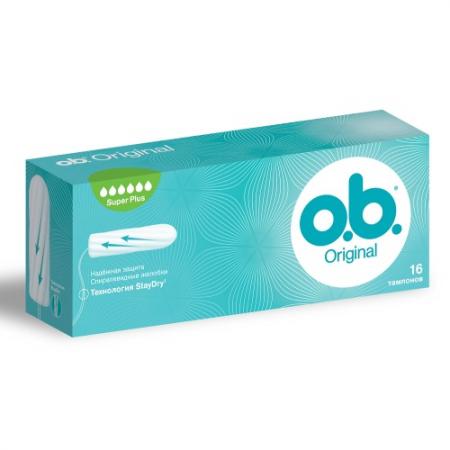 

o.b. Тампоны Original Супер плюс 16шт