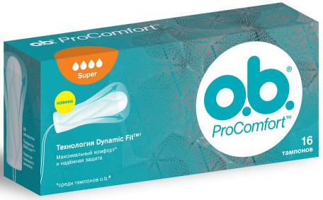 

o.b. Тампоны ProComfort супер 16шт