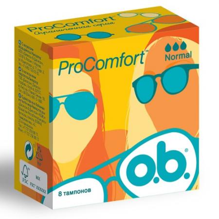 

o.b. Тампоны ProComfort нормал 8шт