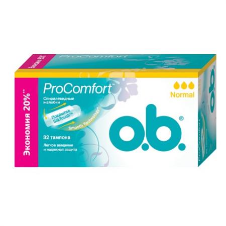 

o.b.Тампоны ProComfort Normal 32шт