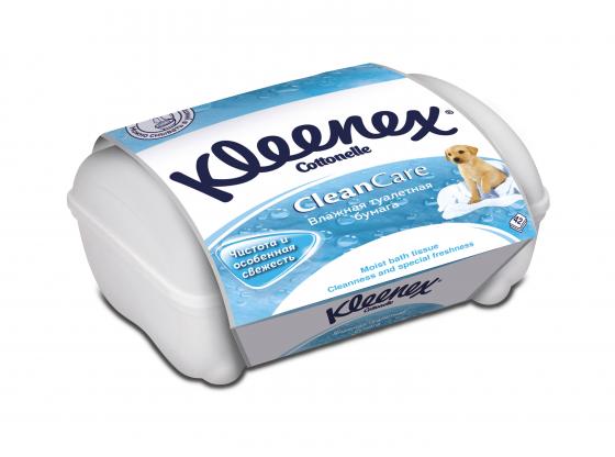 

Влажная туалетная бумага Kleenex CleanCare 42 шт влажная гипоаллергенные 9440090