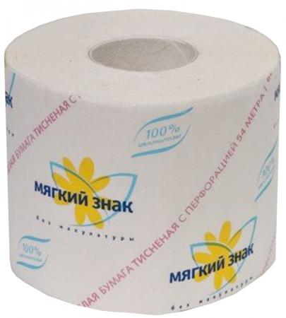 

Бумага туалетная Мягкий Знак 1 шт без отдушки