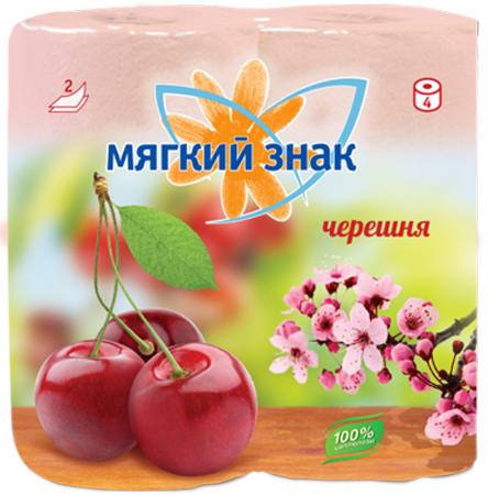 

Бумага туалетная Мягкий Знак Deluxe 4 шт 2-ух слойная ароматизированная