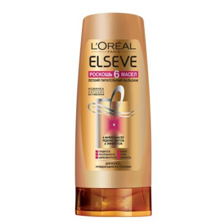 

LOREAL ELSEVE Бальзам-ополаскиватель для волос Роскошь 6 масел 400мл