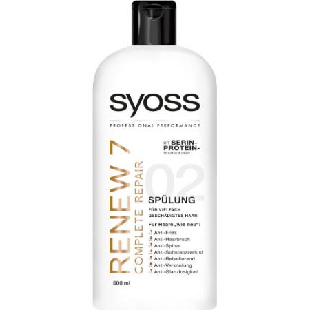 

Syoss Renew7 Кондиционер для мульти-поврежденных истощенных волос 500мл