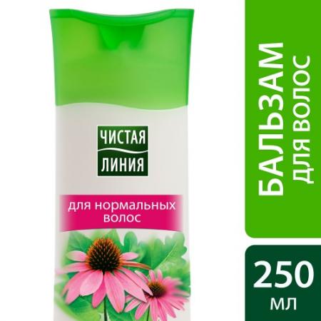 

ЧИСТАЯ ЛИНИЯ Бальзам для нормальных волос и кожи головы УКРЕПЛЕНИЕ и УХОД 250мл