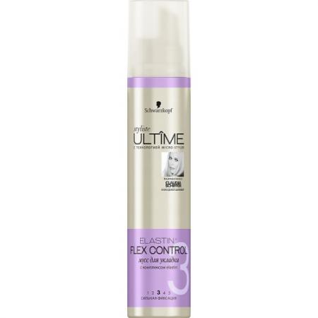 

styliste ULTIME ELASTIN FLEX CONTROL мусс для укладки волос 200 мл